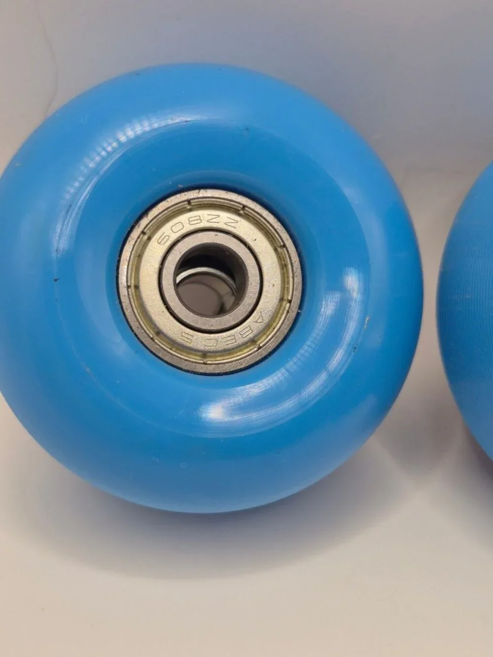 OJ Wheels 53mm Blue Skateboard Wheels With Bearings Set of 4